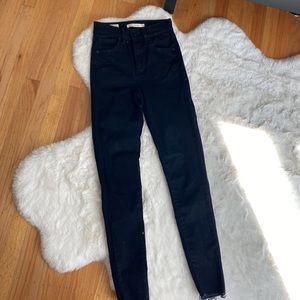 Levi’s Mile High Super Skinny Jeans- Black, size 24